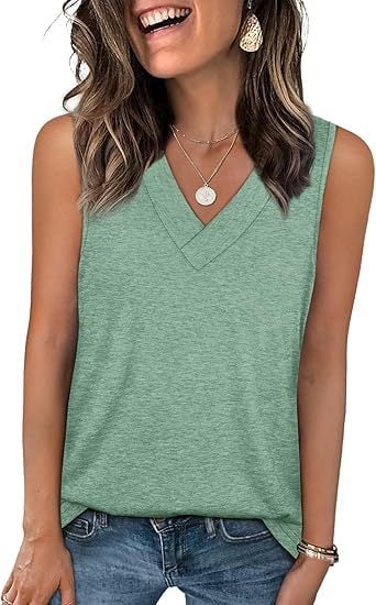 SoftEase – Women’s Sleeveless Casual Slim Fit Top