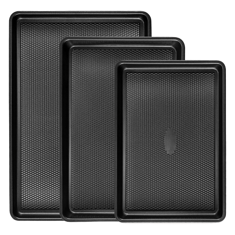 BakePro – Diamond Texture Oven Tray Set