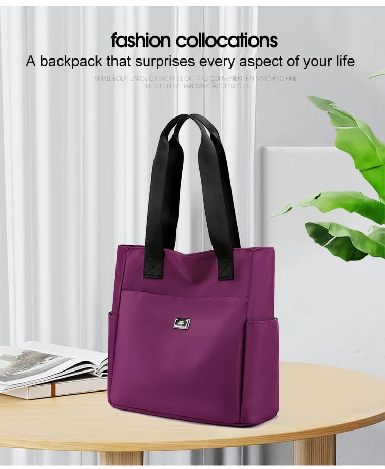 UrbanTote – Large Capacity Multi Pocket Shoulder Bag