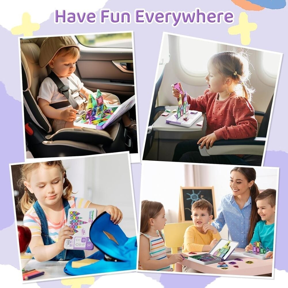MagnaBuild – Magnetic Tiles Building Blocks Set