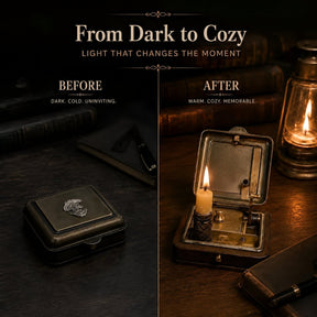 HeritageGlow – 19th Century Mechanical Candle Box