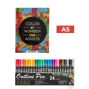 QuietCanvas – Therapeutic Coloring Book for Adults