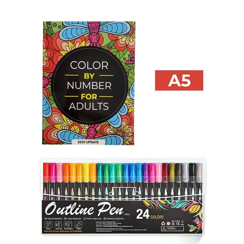 QuietCanvas – Therapeutic Coloring Book for Adults