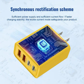 VoltSync – Travel-Friendly Dual Port Fast Charging Solution