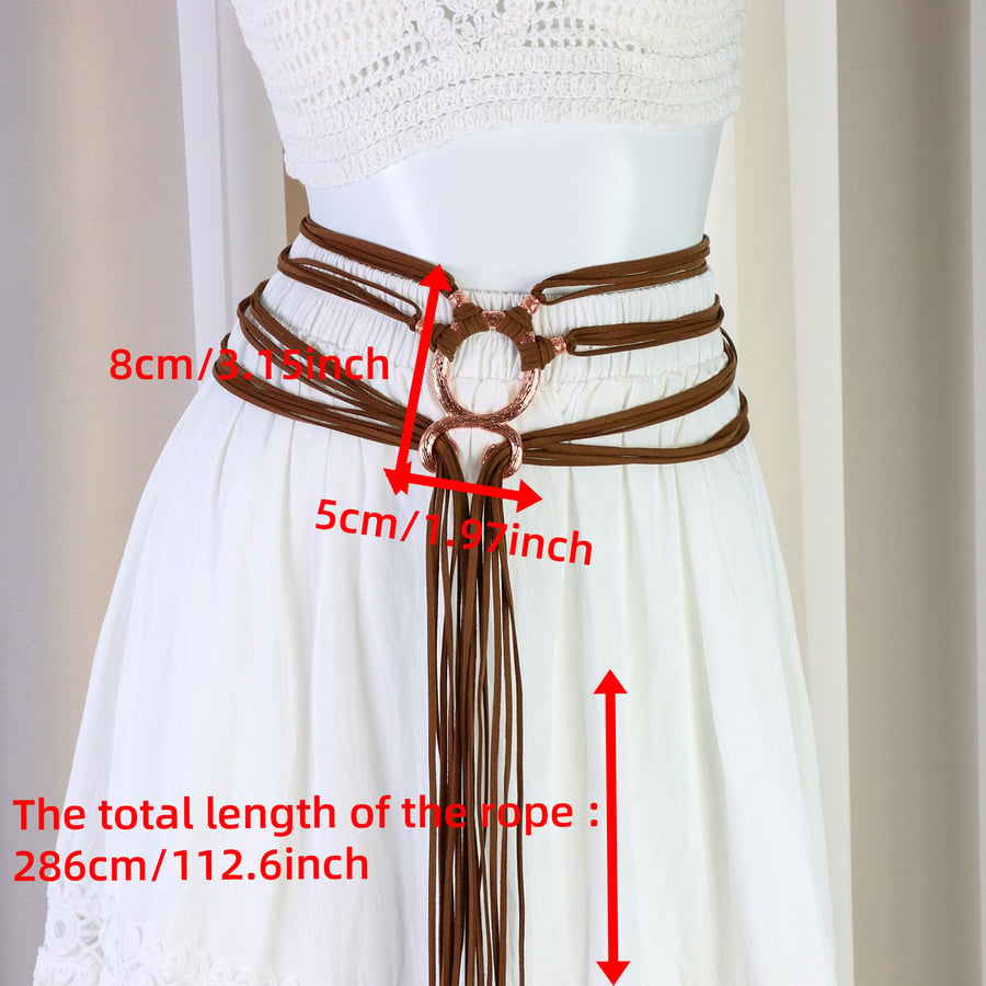 NordicForge – Viking Braided Leather Belt Set