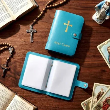 FaithKeeper – Genuine Leather Holy Card Holder