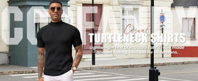 UrbanCore – Men's Mock Turtleneck Sweater