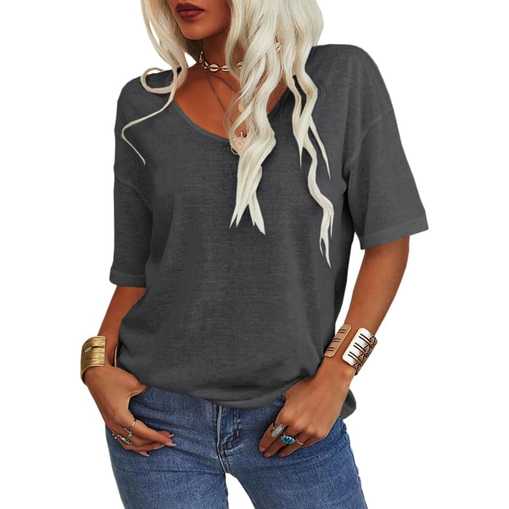 VivaVee – Women's V-Neck Tee for Effortless Style