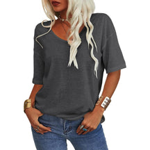 VivaVee – Women's V-Neck Tee for Effortless Style