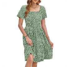 LunaFlora – Elegant Floral Sundress for Women