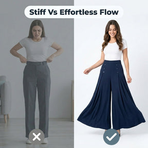 BelleFlow – Flattering Wide Leg Comfort Trousers