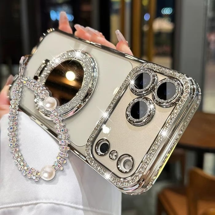 FlashFemme - Luxe Mirror Sparkle Case