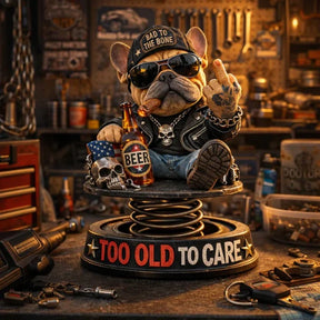 DashMood – “Too Old To Care” Dashboard Bobblehead