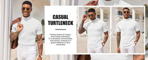 UrbanCore – Men's Mock Turtleneck Sweater