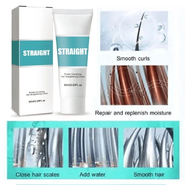 🔥 Hot Sale 50% OFF 🔥 - Silk & Gloss Hair Straightening Cream