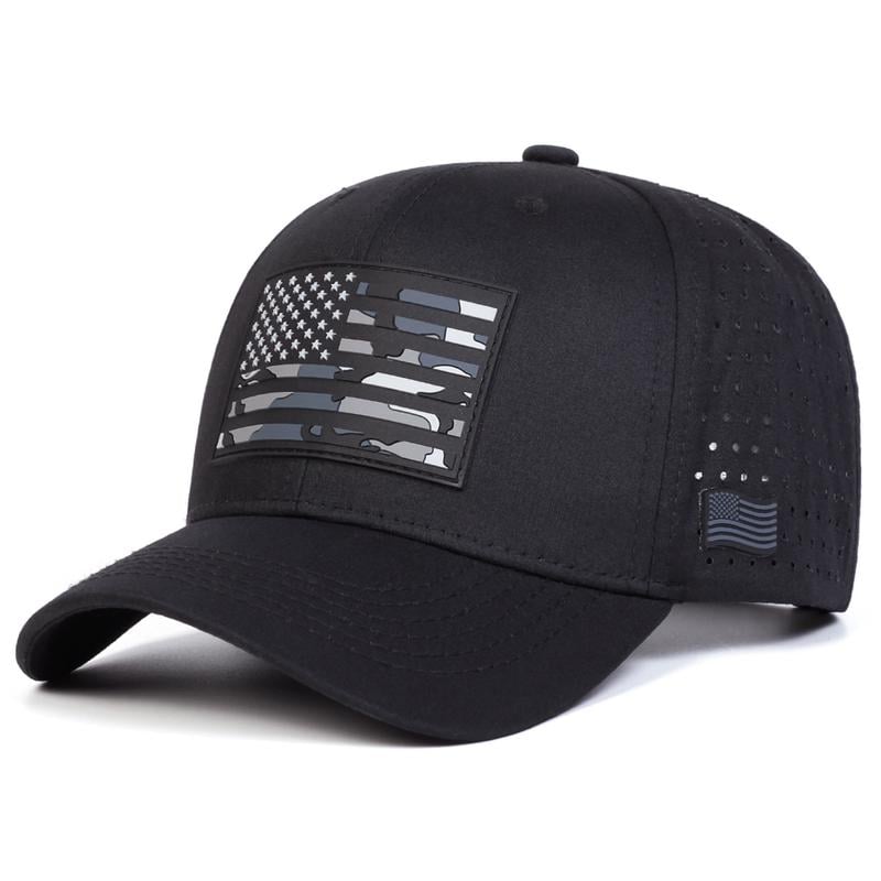 LibertyPeak - Vintage USA Flag Camo Cap