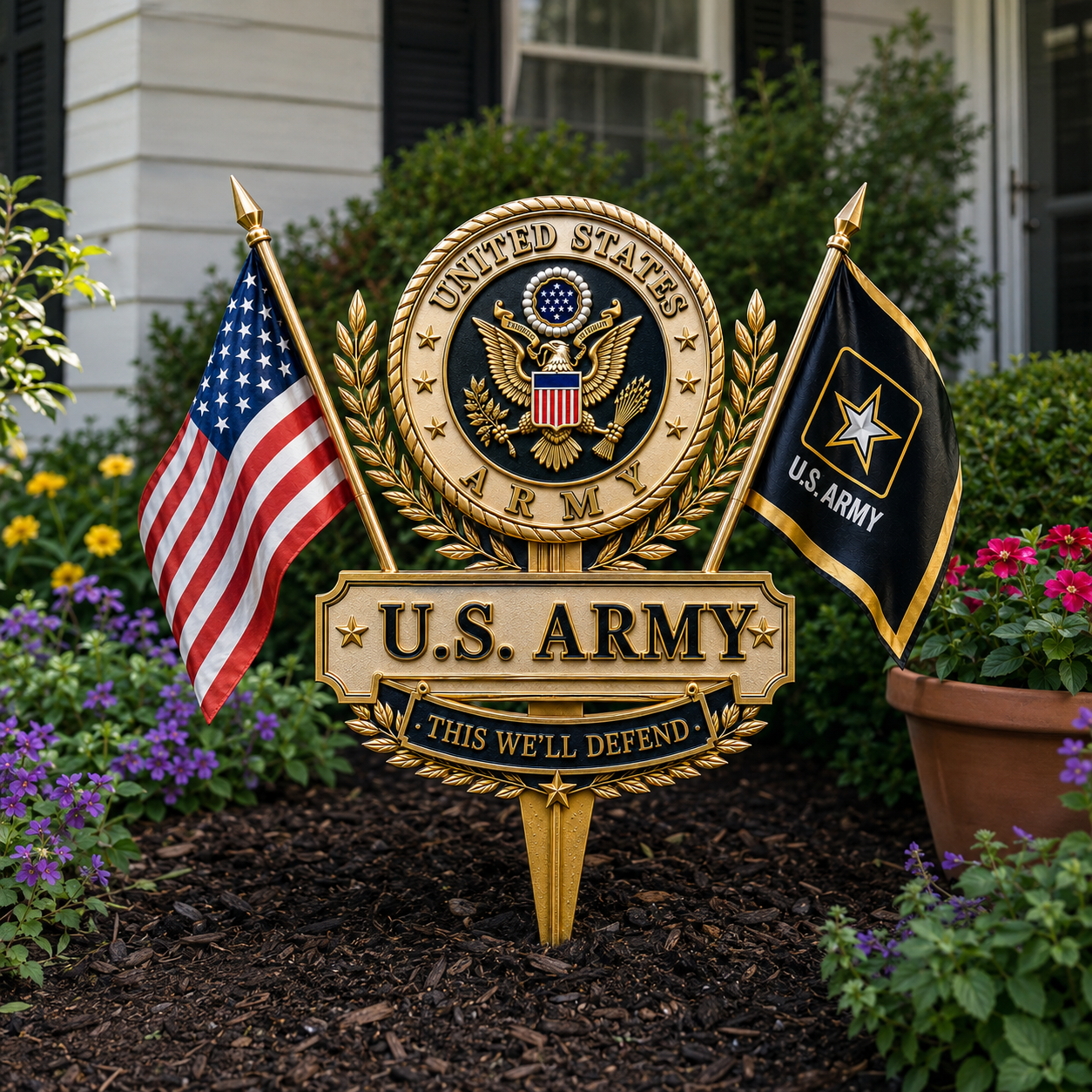 ValorGuard - US Army “This We’ll Defend” Tribute Garden Stake