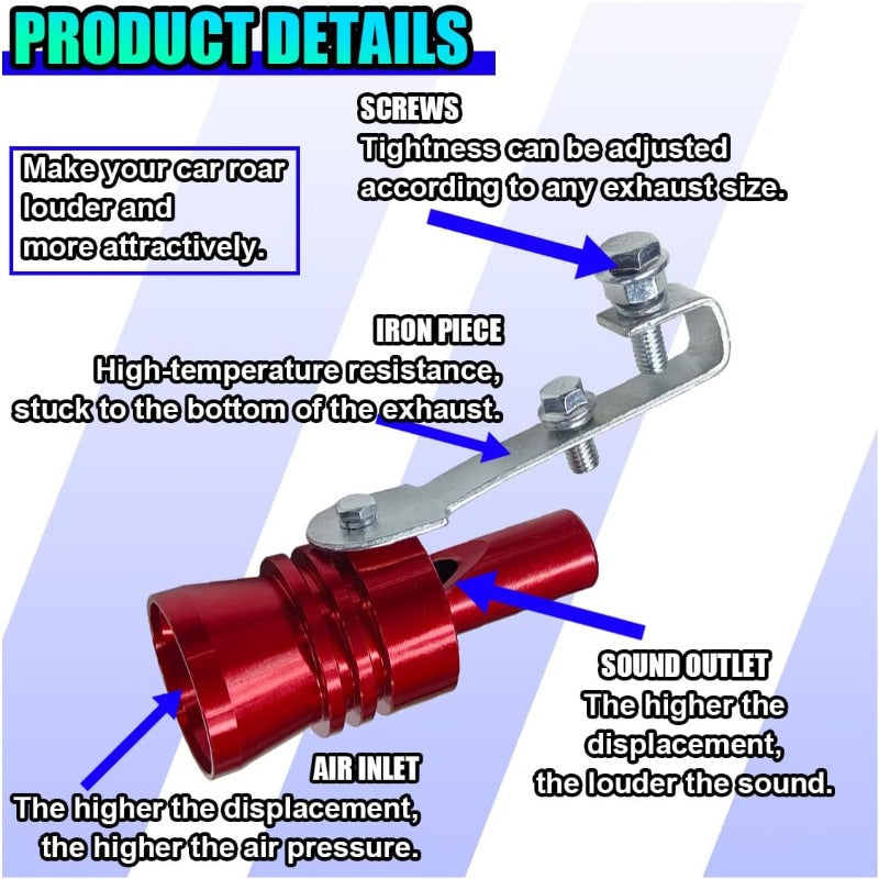 TurboTone – Car Exhaust Muffler Whistle