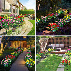 EternalPetal Glow – Solar Remembrance Lights