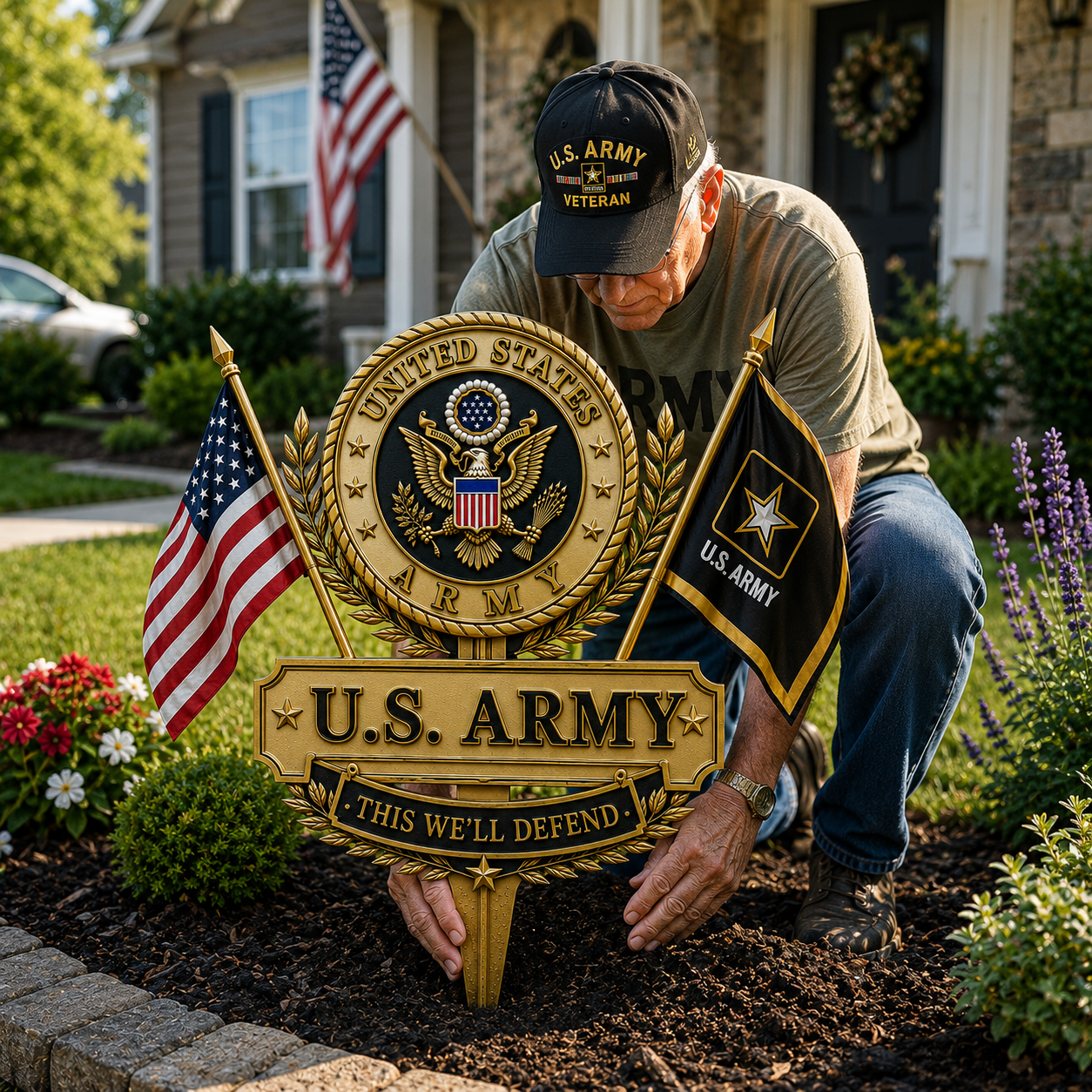 ValorGuard - US Army “This We’ll Defend” Tribute Garden Stake