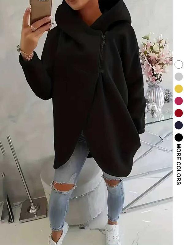 FlexiCurve – Stylish Plus Size Half Zip Hoodie