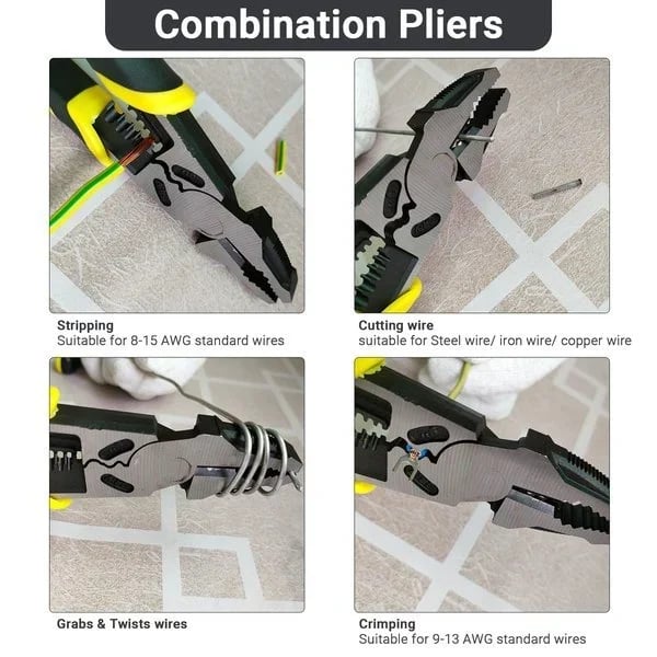 GripMaster – Heavy Duty Multi-Function Lineman Plier