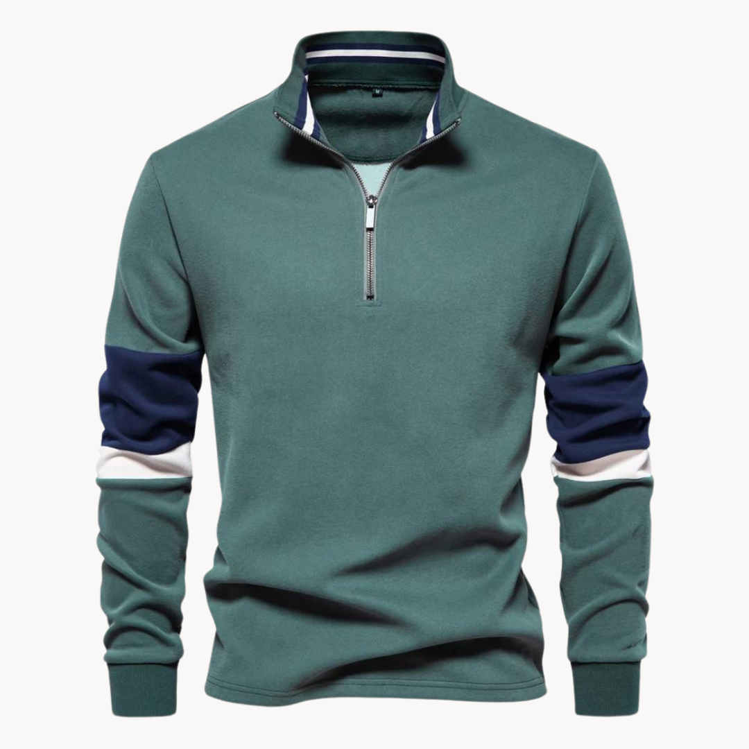 Nathan Quarter-Zip Sweater | Lupi