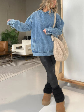 UrbanDenim – Casual Hooded Pullover