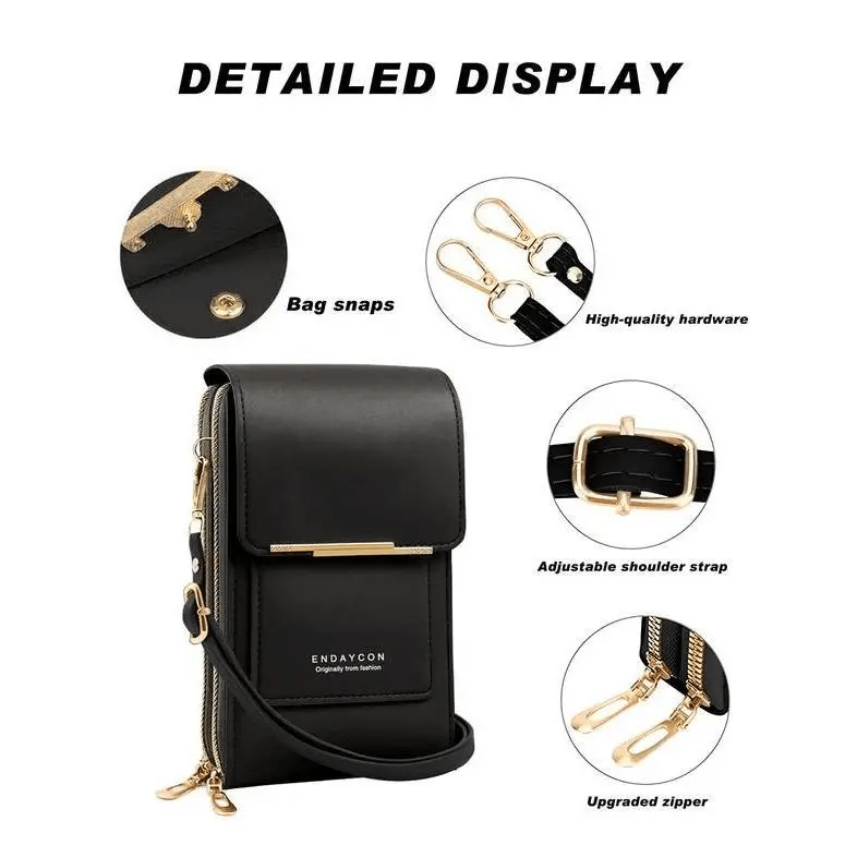 TouchCarry – Women’s Touch Screen Messenger Bag