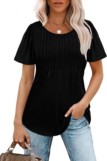 SoftMuse – Casual Dressy Summer Blouse