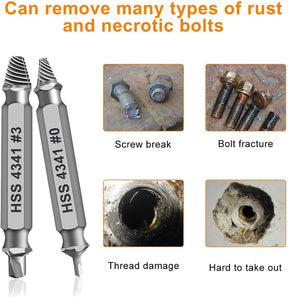 FixGrip – Stripped Screw Remover 6PCS Extractor Set