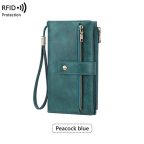 LumeFold – Multi-Compartment Compact Wallet