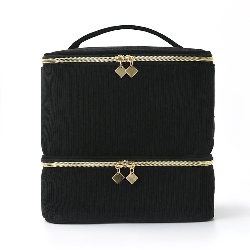 PolishPro – Deluxe Double‑Layer Nail Organizer Case