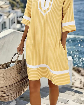 UrbanStripe - Pocket Dress For Everyday Summer Shift