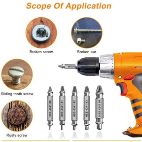 FixGrip – Stripped Screw Remover 6PCS Extractor Set