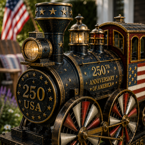 AmericanLegacy – Vintage Wind Train Yard Decor
