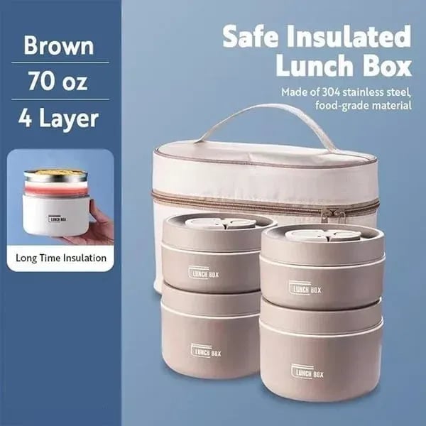 FreshMate – Portable Insulated Lunch Container Set