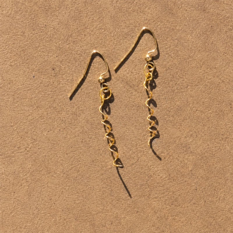 BloomTwist – Artistic Spiral Statement Earrings