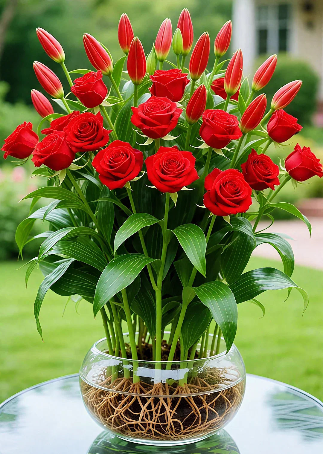 🌹 Hydroponic Roses – Bloom Without Soil! 🌹