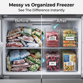 LumeFrost – Stackable Pantry & Cold Storage Bins