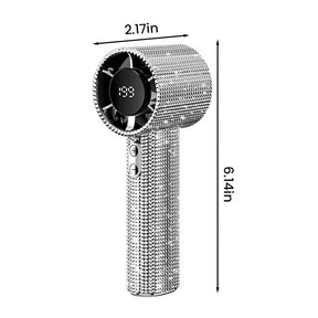 BreezeLux – Luxury Rechargeable Handheld Turbo Fan