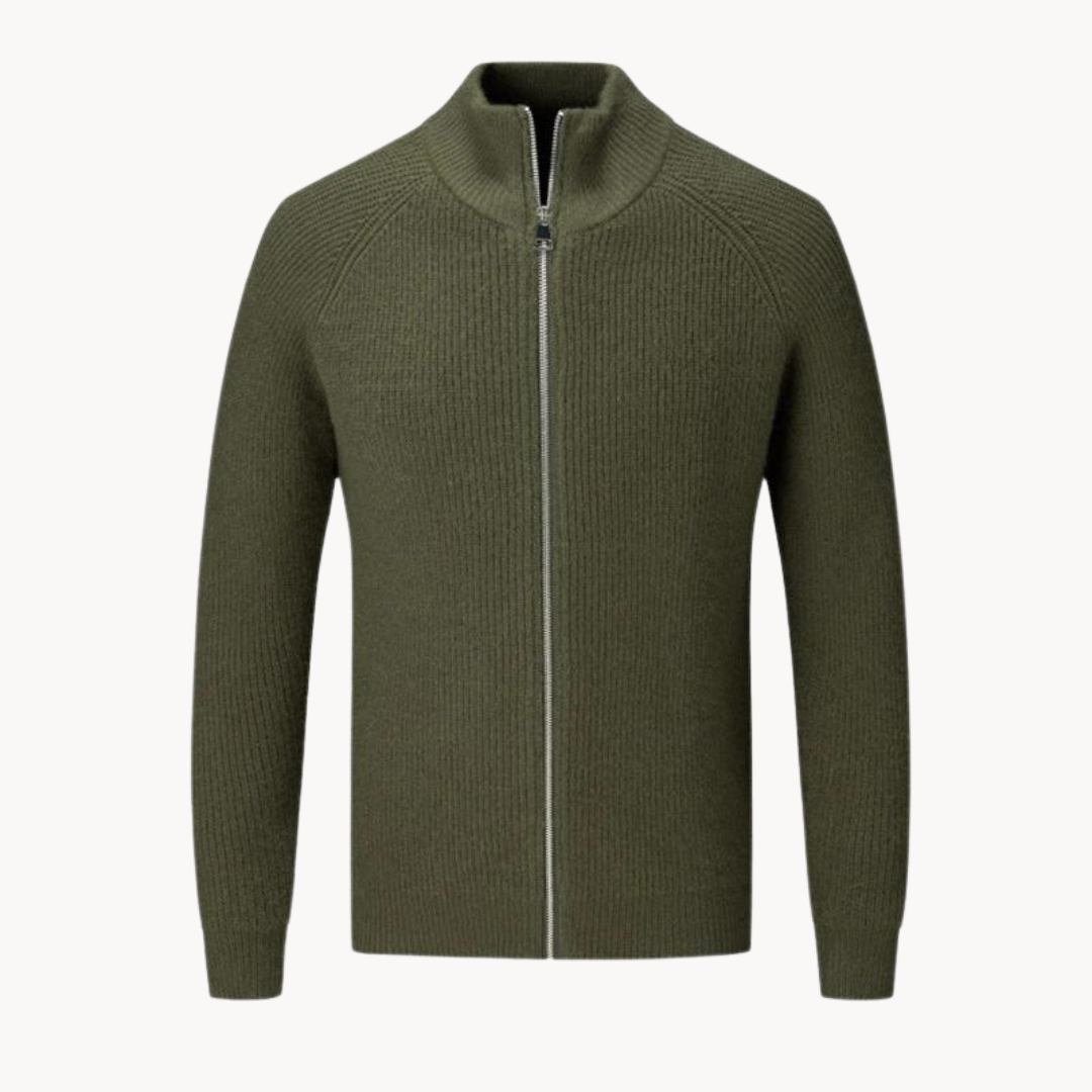 Colton Cashmere Zip Sweater | Lupi