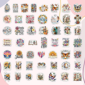 FaithGlow - Inspirational Bible Sticker Set
