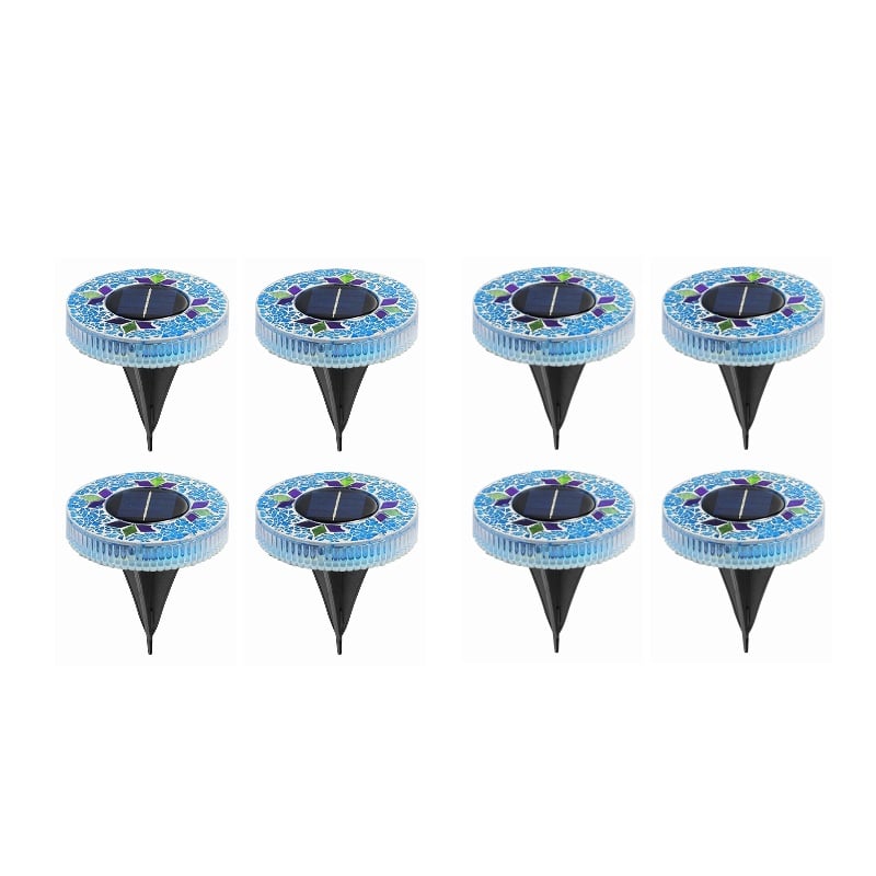 NightMosaic – Waterproof Solar Pathway Lights
