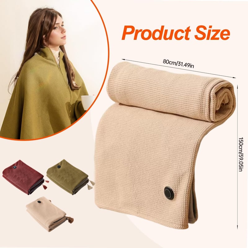 HeatLuxe – Portable Heated Shawl Blanket