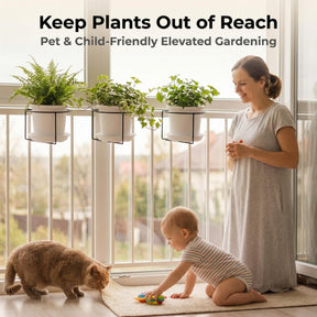 GreenRail – Space-Saving Hanging Planter