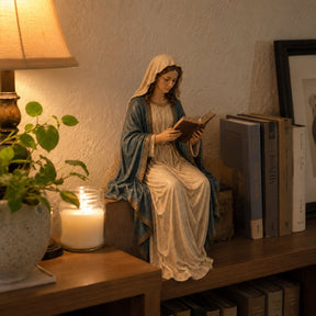 DivineRest - Virgin Mary Reading Figurine