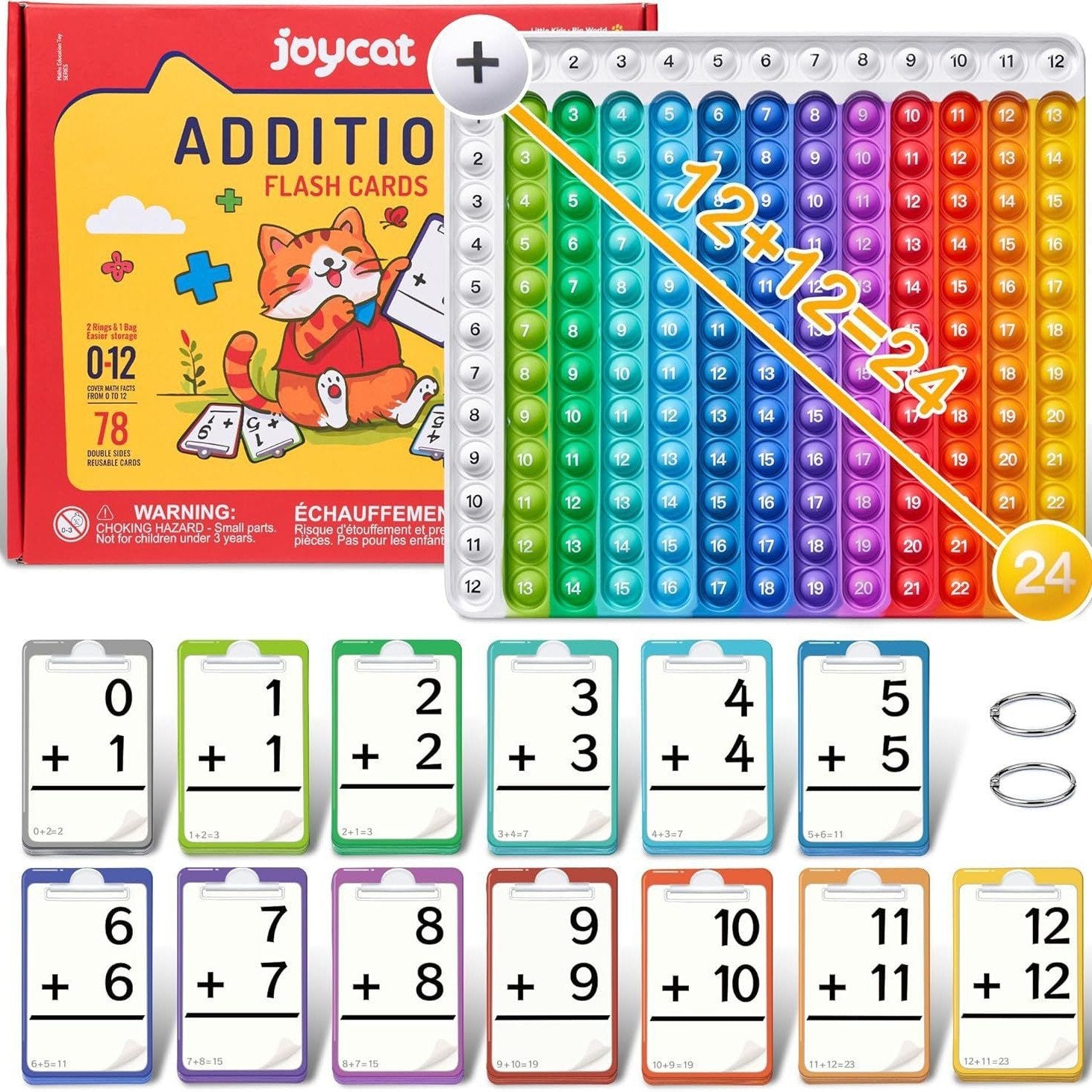 MathGenius – Skill Building Flash Cards Set