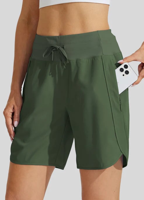 AthletiQ – Women’s Active High Rise Running Shorts