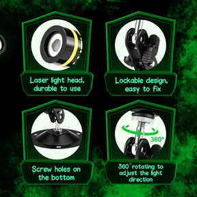 SwampBeam – Halloween Green Laser Projector